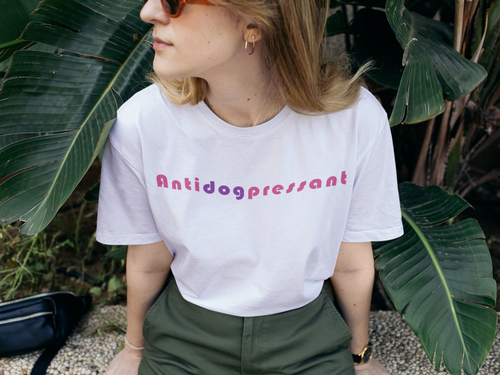 Antidogpressant Graphic Tee