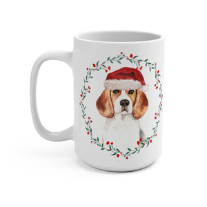 Beagle Christmas Mug 15oz - Pink N Paw