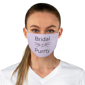 Bridal Purrty - Fabric Face Mask - Pink N Paw