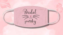 Load image into Gallery viewer, Bridal Purrty Face Mask - Pink N Paw