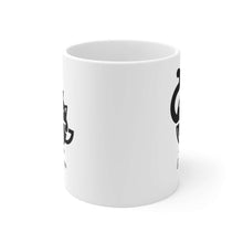 Load image into Gallery viewer, Catpuccino Cat Mug, White Ceramic Mug - Furbaby Flowers LLC