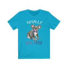 Load image into Gallery viewer, Koala T-shirt, Totally Koalafied - Short Sleeve Tee - Pink N Paw