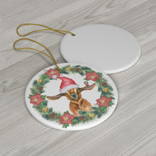 Load image into Gallery viewer, Christmas Goat Ornament, Holiday Ornaments, Goat Lover Gift - Pink N Paw