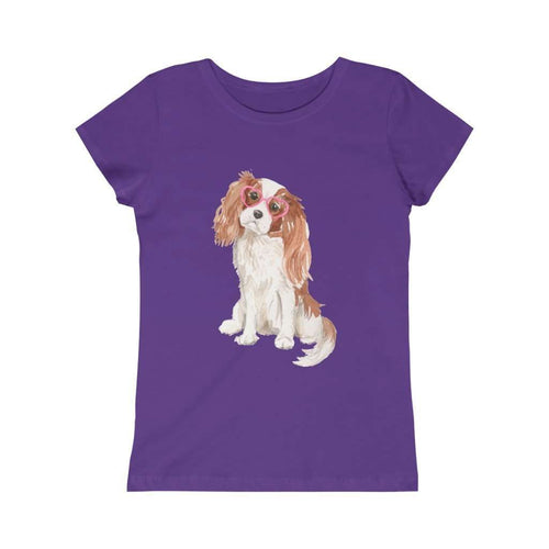 Cute Kids Shirt, Dog shirt - Cavalier Lover - Furbaby Flowers LLC