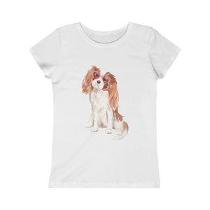 Cute Kids Shirt, Dog shirt - Cavalier Lover - Furbaby Flowers LLC