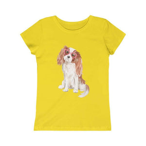 Cute Kids Shirt, Dog shirt - Cavalier Lover - Furbaby Flowers LLC