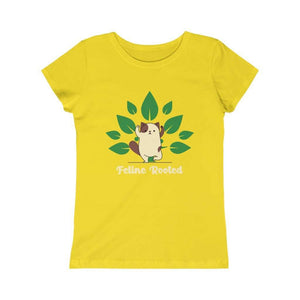 Feline Rooted, Cat Yoga, Junior Kids Tee - Furbaby Flowers LLC