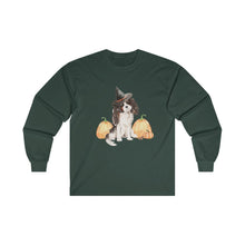 Load image into Gallery viewer, Halloween Cavalier Dog - Long Sleeve Tee - Furbaby Flowers LLC