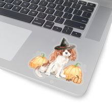 Load image into Gallery viewer, Halloween Cavalier King Charles Spaniel -Kiss-Cut Stickers - Pink N Paw