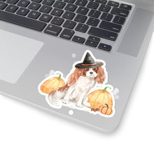 Load image into Gallery viewer, Halloween Cavalier King Charles Spaniel -Kiss-Cut Stickers - Pink N Paw