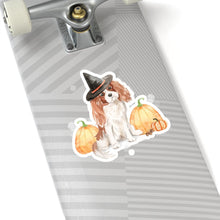 Load image into Gallery viewer, Halloween Cavalier King Charles Spaniel -Kiss-Cut Stickers - Pink N Paw