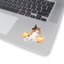 Load image into Gallery viewer, Halloween Cavalier King Charles Spaniel -Kiss-Cut Stickers - Pink N Paw