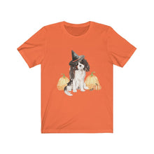 Load image into Gallery viewer, Halloween Cavalier, Spooky Dog - Short Sleeve Tee - Furbaby Flowers LLC