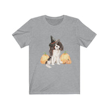 Load image into Gallery viewer, Halloween Cavalier, Spooky Dog - Short Sleeve Tee - Furbaby Flowers LLC