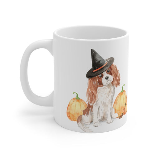 Halloween Spooky Cavalier - Mug 11oz - Pink N Paw