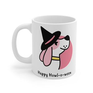 Happy Howl-o-ween - Mug 11oz - Pink N Paw