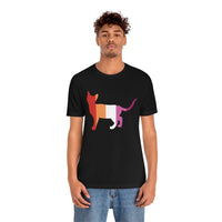 I love kitties - Lesbian PRIDE Shirt- Short Sleeve Tee - Pink N Paw