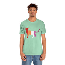 Load image into Gallery viewer, I love kitties - Lesbian PRIDE Shirt- Short Sleeve Tee - Pink N Paw