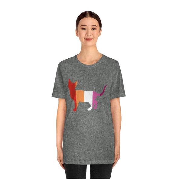 I love kitties - Lesbian PRIDE Shirt- Short Sleeve Tee - Pink N Paw