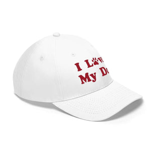 I Love My Dog Hat - Furbaby Flowers LLC