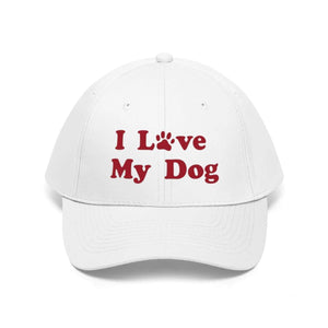 I Love My Dog Hat - Furbaby Flowers LLC