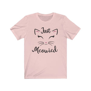 Just Meowied, Just married, Women's T-shirt - Pink N Paw