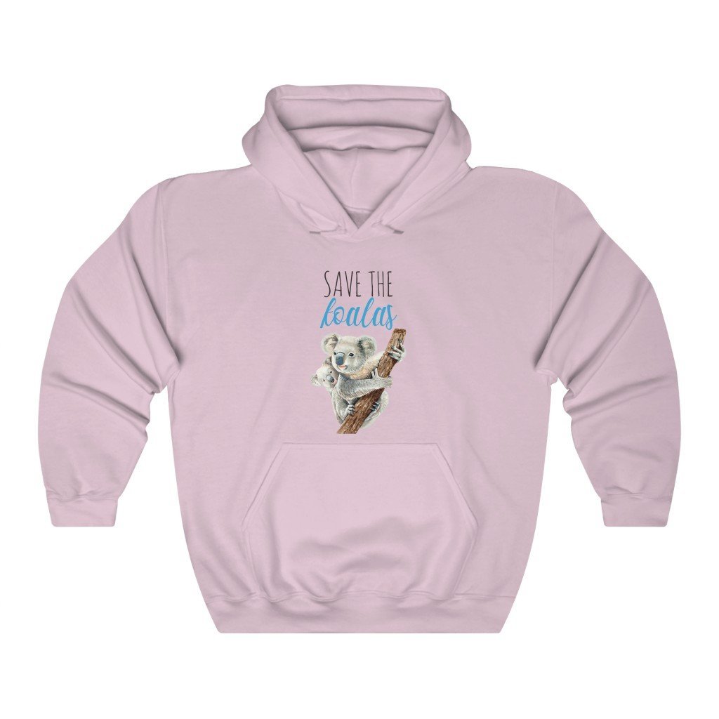 Koala Hoodie, Save The Koalas - Pink N Paw