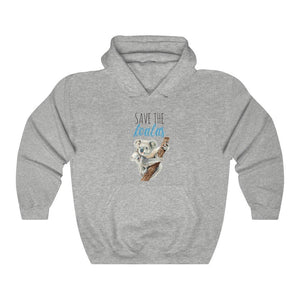 Koala Hoodie, Save The Koalas - Pink N Paw