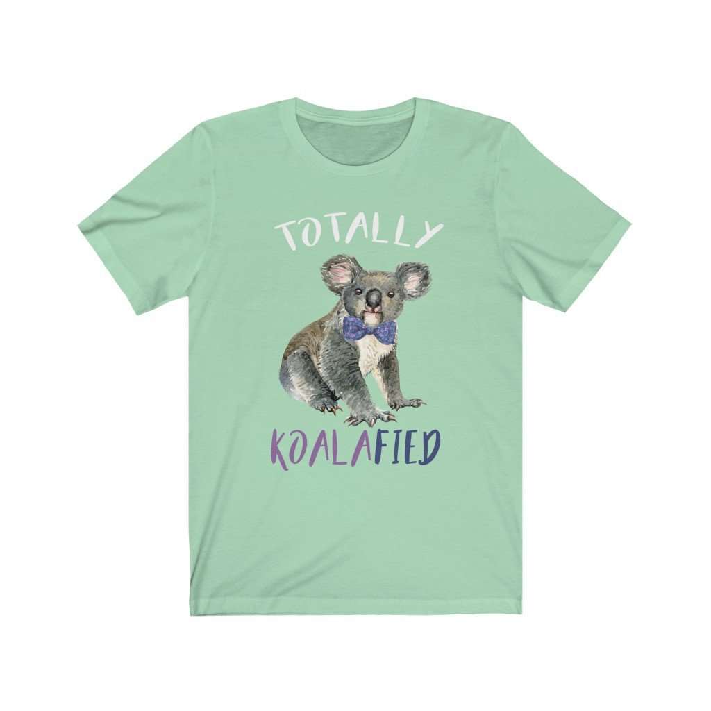 Koala T-shirt, Totally Koalafied - Short Sleeve Tee - Furbaby Flowers LLC