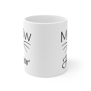 Meow of Honor - Maid of Honor White Ceramic Mug - Pink N Paw