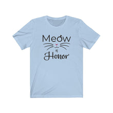 Load image into Gallery viewer, Meow of Honor -Short Sleeve Tee - Pink N Paw