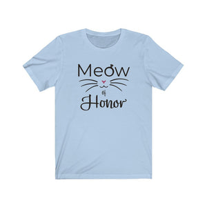 Meow of Honor -Short Sleeve Tee - Pink N Paw