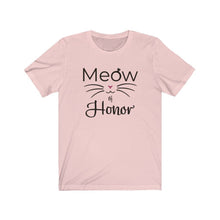 Load image into Gallery viewer, Meow of Honor -Short Sleeve Tee - Pink N Paw