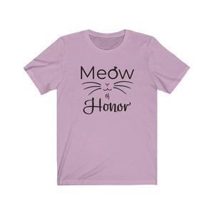 Meow of Honor -Short Sleeve Tee - Pink N Paw