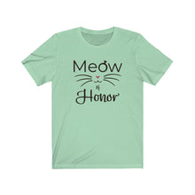 Load image into Gallery viewer, Meow of Honor -Short Sleeve Tee - Pink N Paw