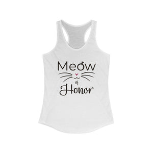 Meow of Honor - Women's Ideal Racerback Tank - Pink N Paw