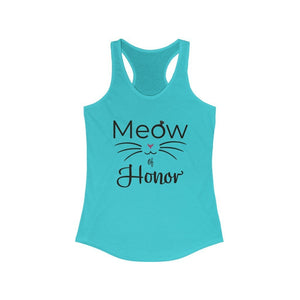 Meow of Honor - Women's Ideal Racerback Tank - Pink N Paw