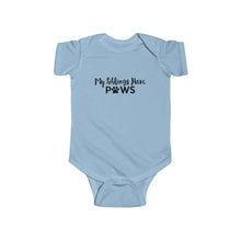 Load image into Gallery viewer, My Siblings Have Paws - Infant Bodysuit - Furbaby Flowers LLC