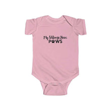 Load image into Gallery viewer, My Siblings Have Paws - Infant Bodysuit - Furbaby Flowers LLC