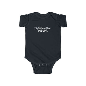 My Siblings Have Paws - Infant Bodysuit - Furbaby Flowers LLC