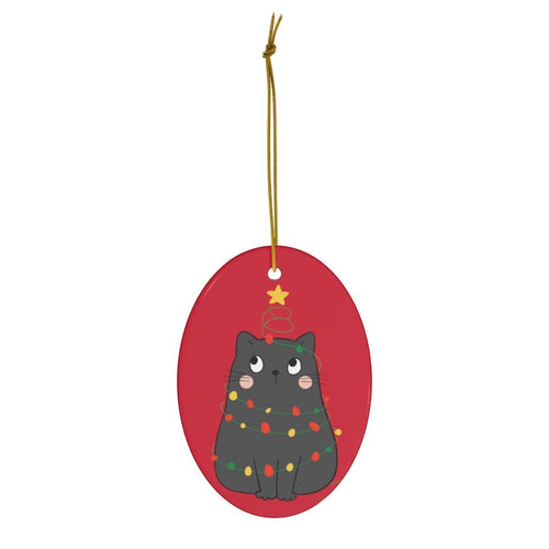 Oh, Catmas Tree! Ornament - Pink N Paw