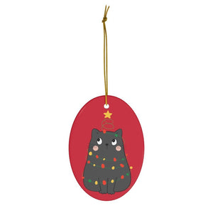 Oh, Catmas Tree! Ornament - Pink N Paw