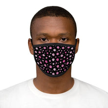 Load image into Gallery viewer, Pink Paw Print Patterned Fabric Face Mask - Pink N Paw