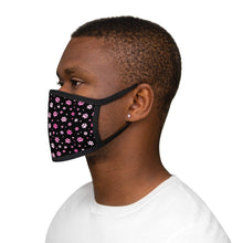 Load image into Gallery viewer, Pink Paw Print Patterned Fabric Face Mask - Pink N Paw