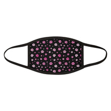 Load image into Gallery viewer, Pink Paw Print Patterned Fabric Face Mask - Pink N Paw