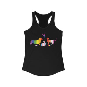 Pride Pack - Racerback Tank, Rainbow LGBTQA - Pink N Paw