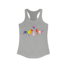 Load image into Gallery viewer, Pride Pack - Racerback Tank, Rainbow LGBTQA - Pink N Paw