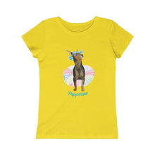 Load image into Gallery viewer, Pupperina Ballet Dog - Girls Princess Tee - Furbaby Flowers LLC