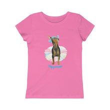 Load image into Gallery viewer, Pupperina Ballet Dog - Girls Princess Tee - Furbaby Flowers LLC