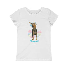 Load image into Gallery viewer, Pupperina Ballet Dog - Girls Princess Tee - Furbaby Flowers LLC